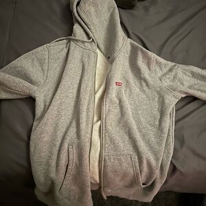 Vintage Levi’s Gray Zip-Up Hoodie